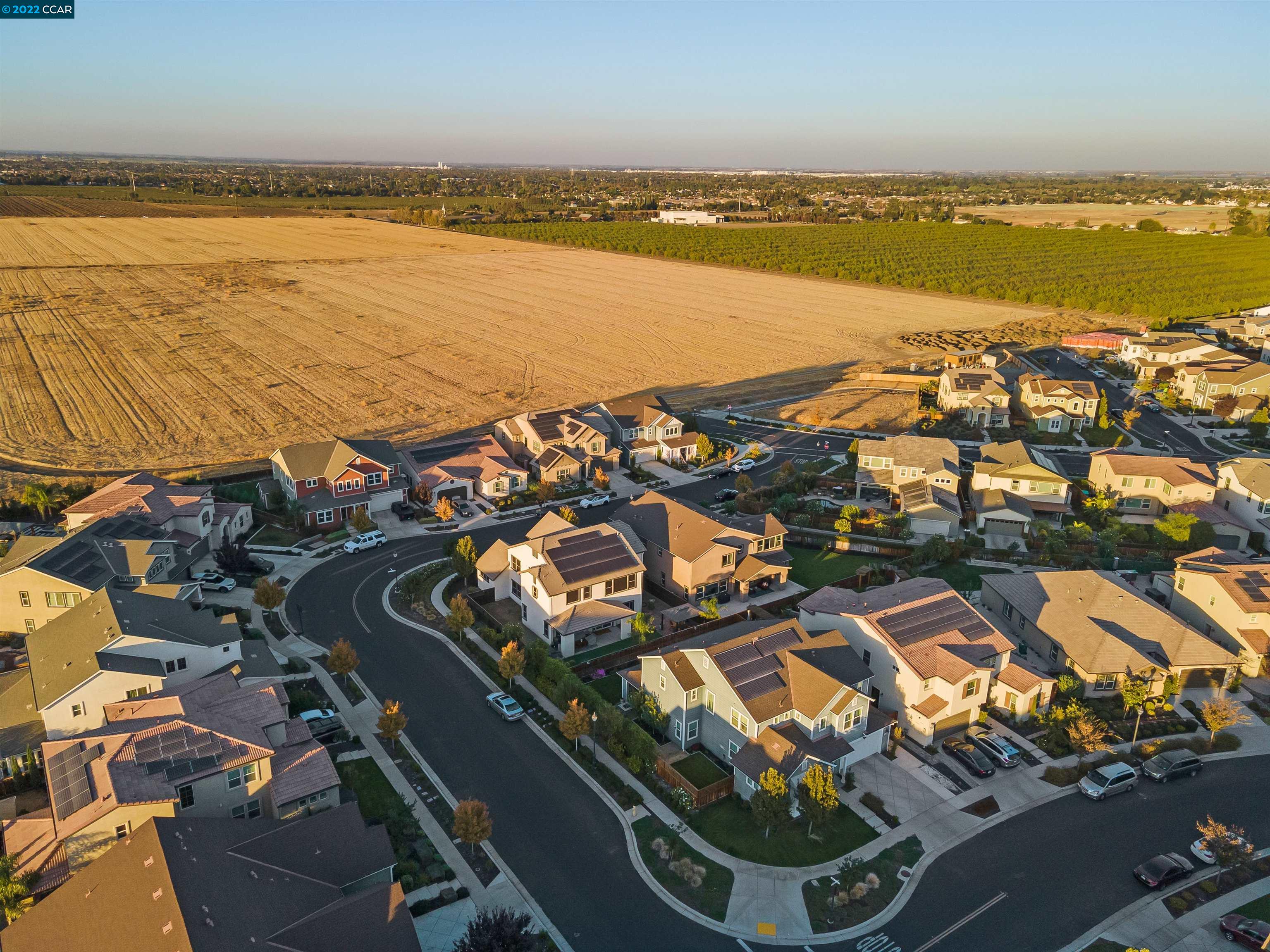 2468 Flag Stop Way Tracy, CA 95377 - Photo 35 of 36 an aerial view of residential houses with outdoor space