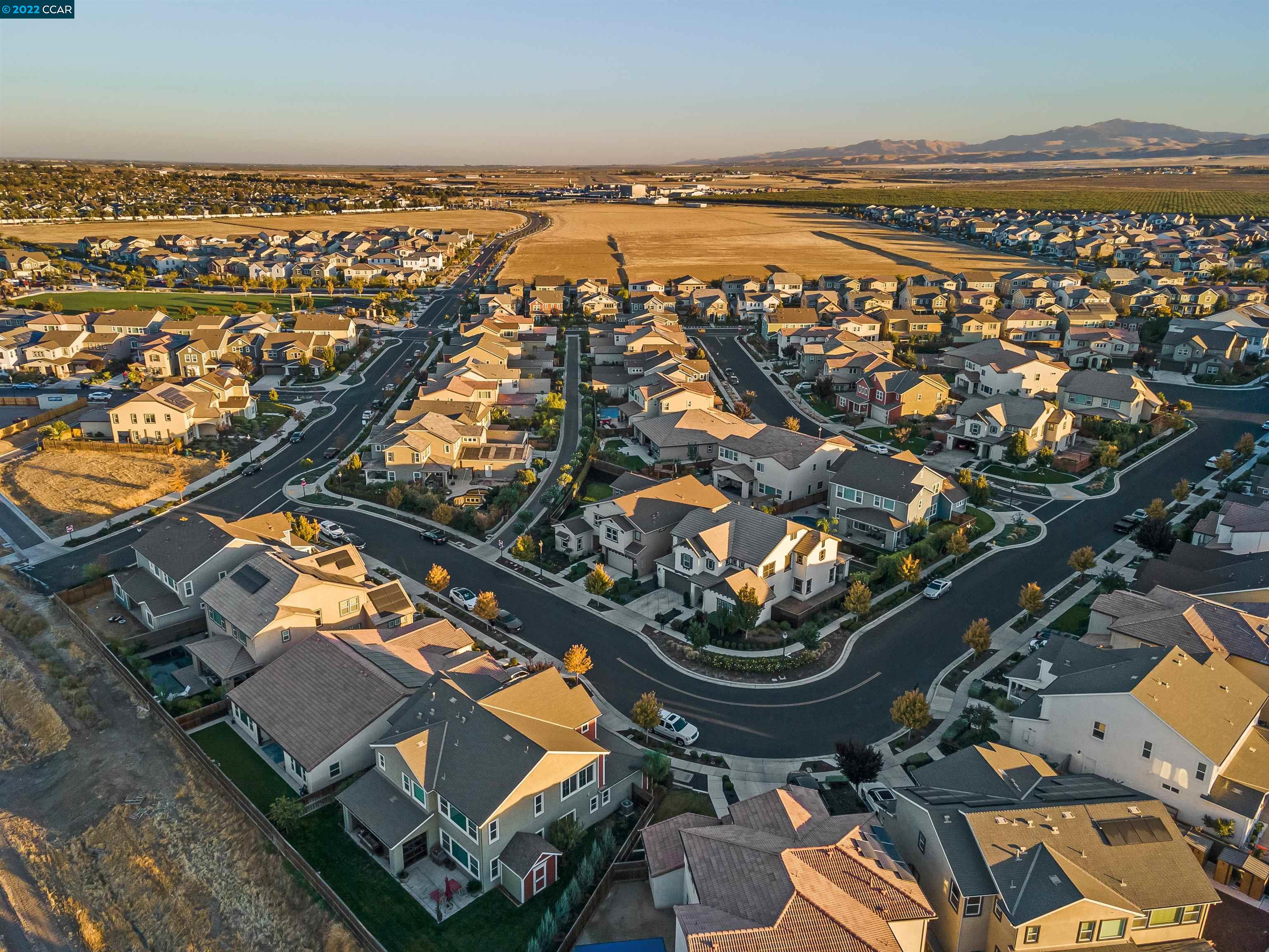 2468 Flag Stop Way Tracy, CA 95377 - Photo 36 of 36 an aerial view of residential building and ocean view