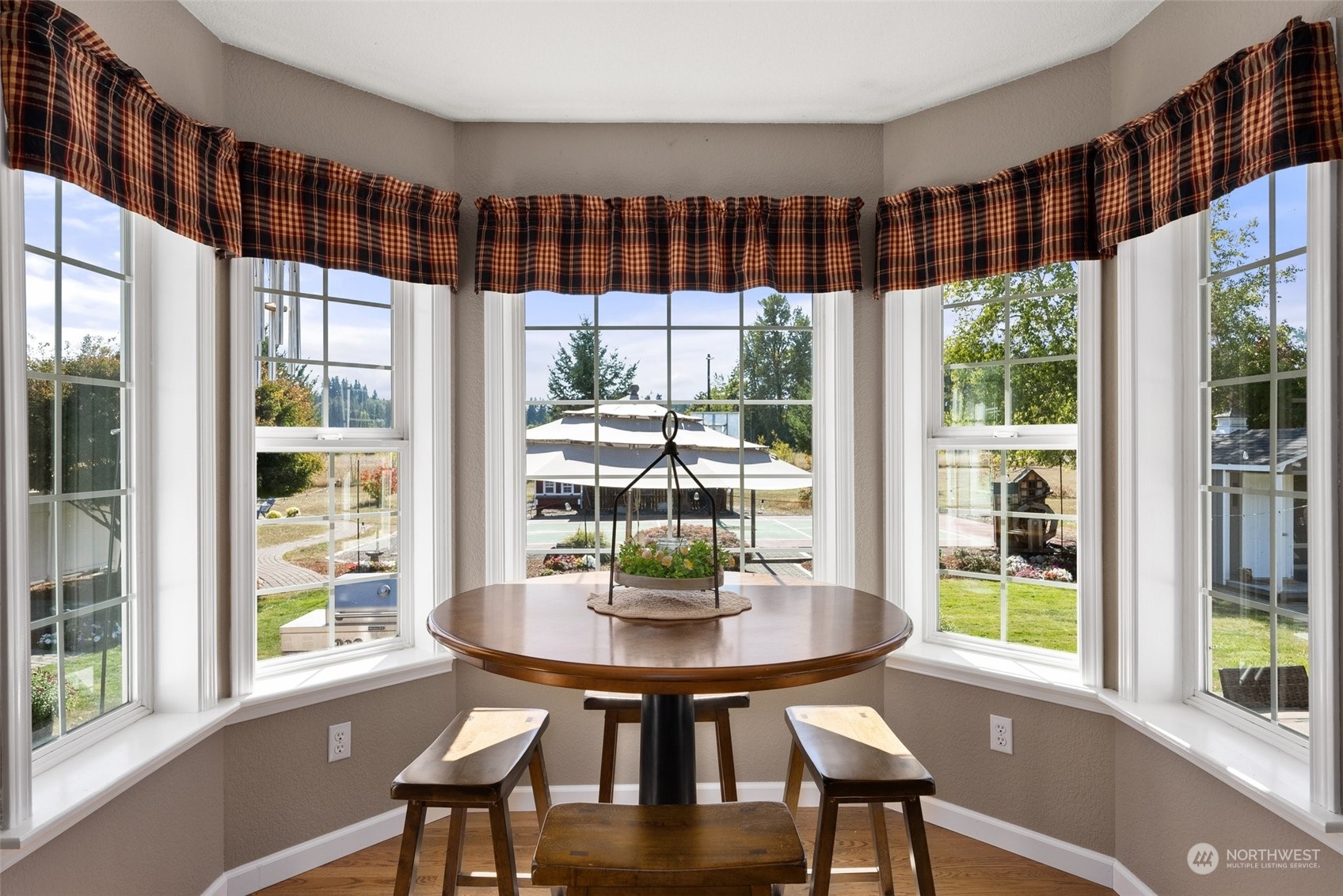 10909 188th Avenue Southwest Rochester, WA 98579 - Photo 18 of 40 a view of a dining room with furniture window and outside view