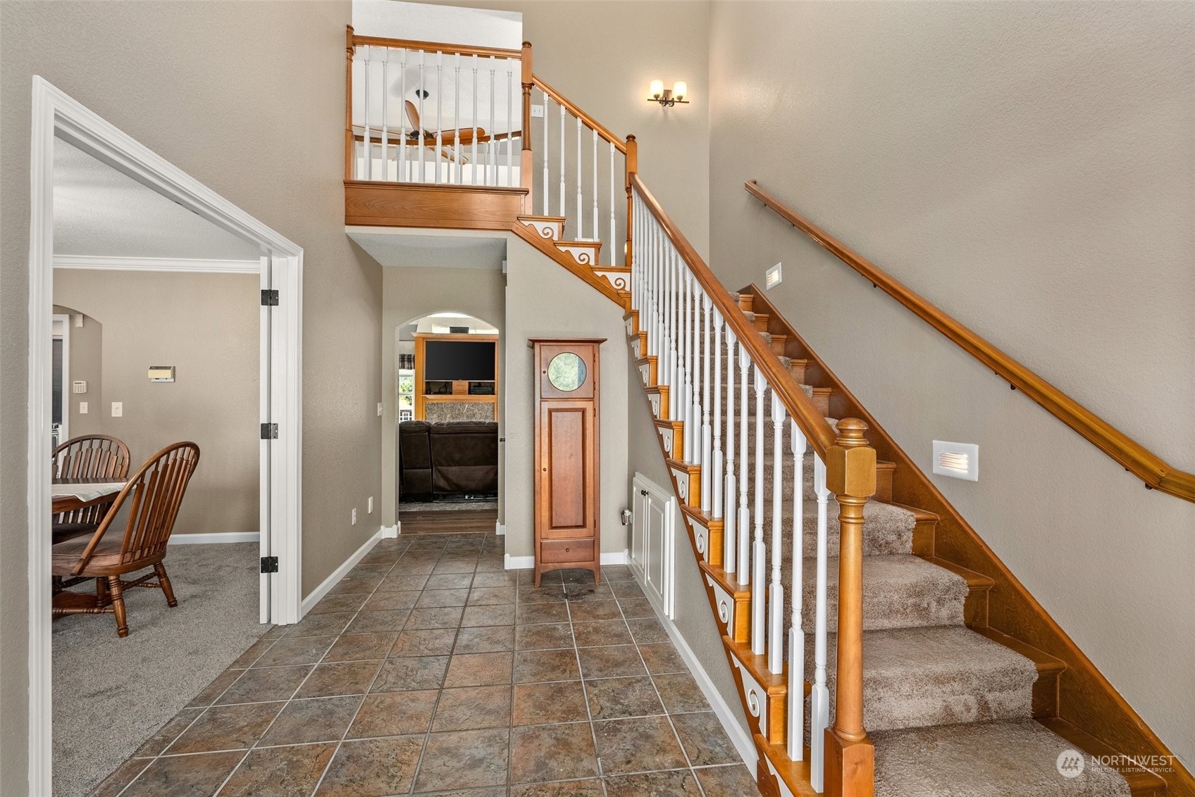 10909 188th Avenue Southwest Rochester, WA 98579 - Photo 8 of 40 a view of a hallway with entryway and stairs