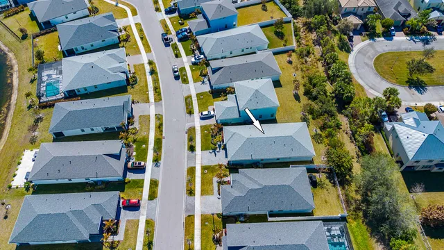 a view of a city with an ocean view