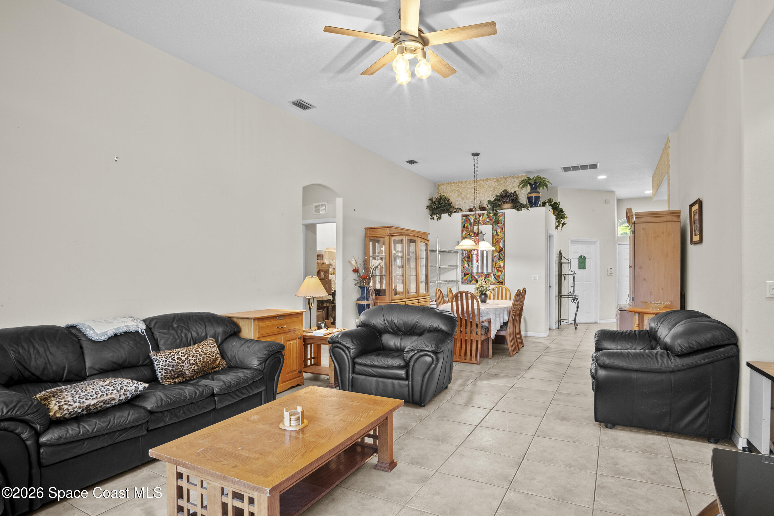 463 Avocado Road Northwest Palm Bay, FL 32907 - Photo 6 of 34 living room