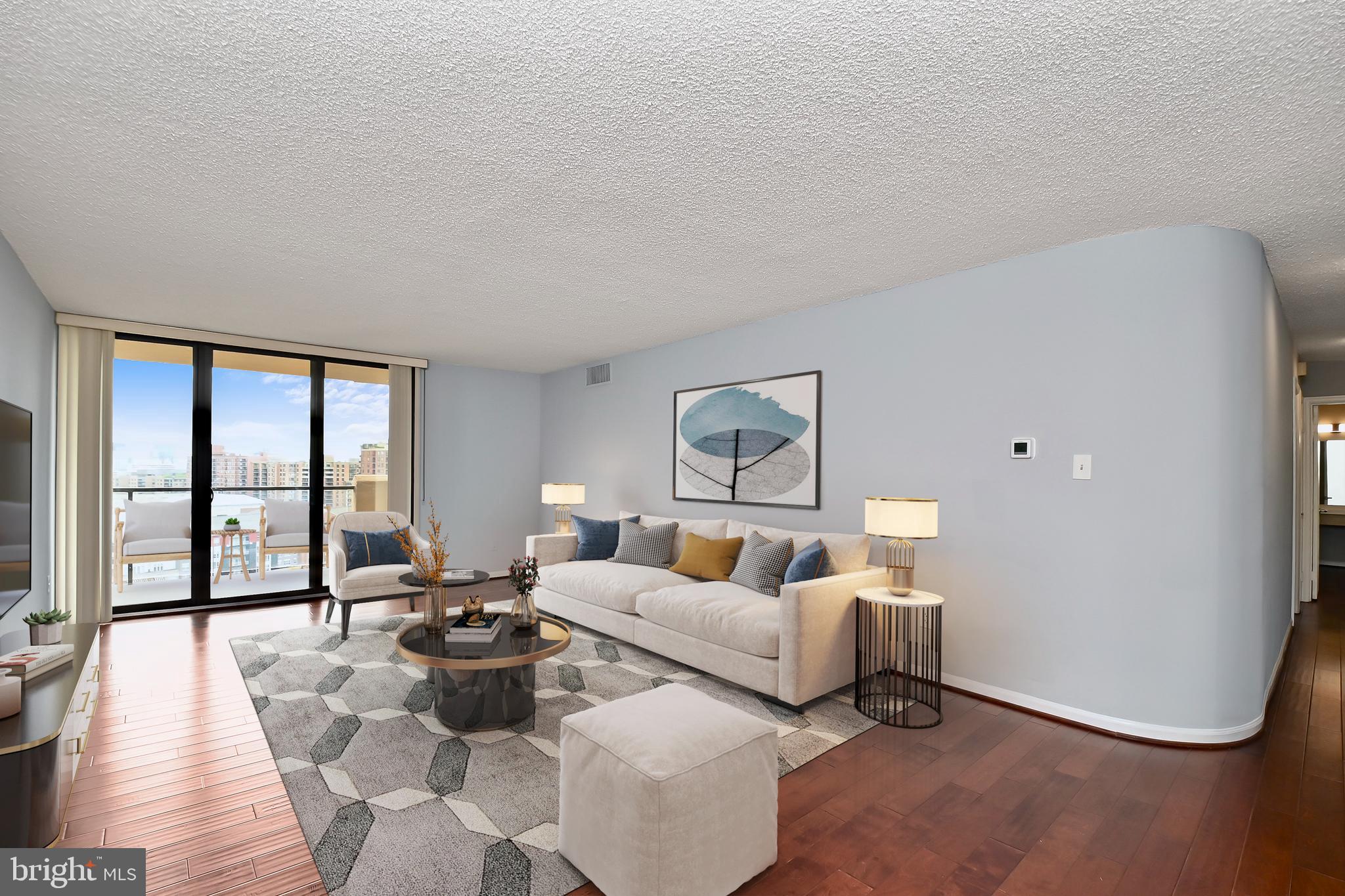 1101 South Arlington Ridge Road, Unit 509 Arlington, VA 22202 - Photo 12 of 62 a living room with furniture