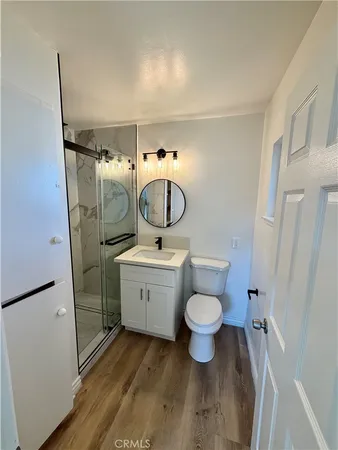 a view of hallway with washer and dryer