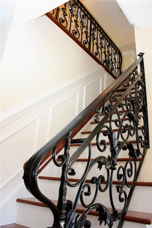 3743 Hub Mill Road Elon, NC 27244 - Photo 7 of 28 look at the craftmanship of the stair rails