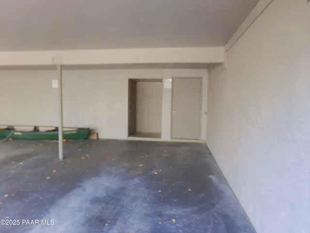 a view of a empty room