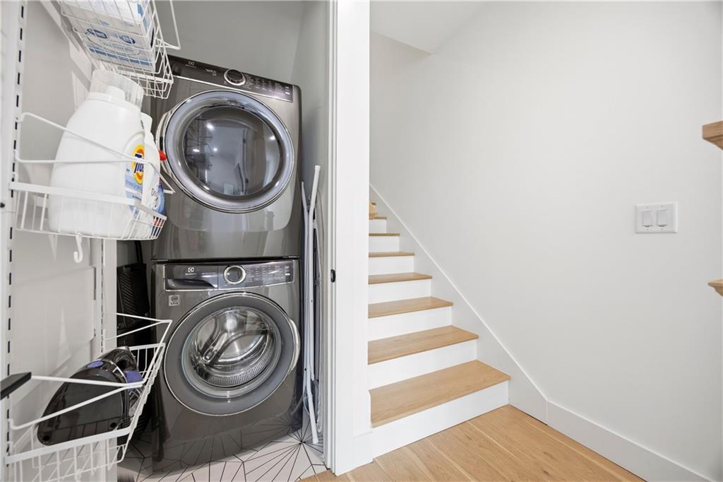 Undisclosed Address Atlanta, GA 30313 - Photo 14 of 35 a view of entryway with washer and dryer