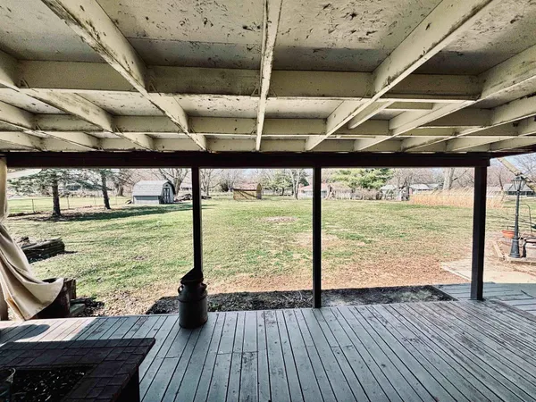 a view of a ocean from a roof deck