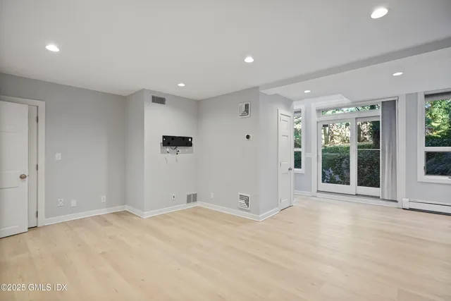 a view of an empty room