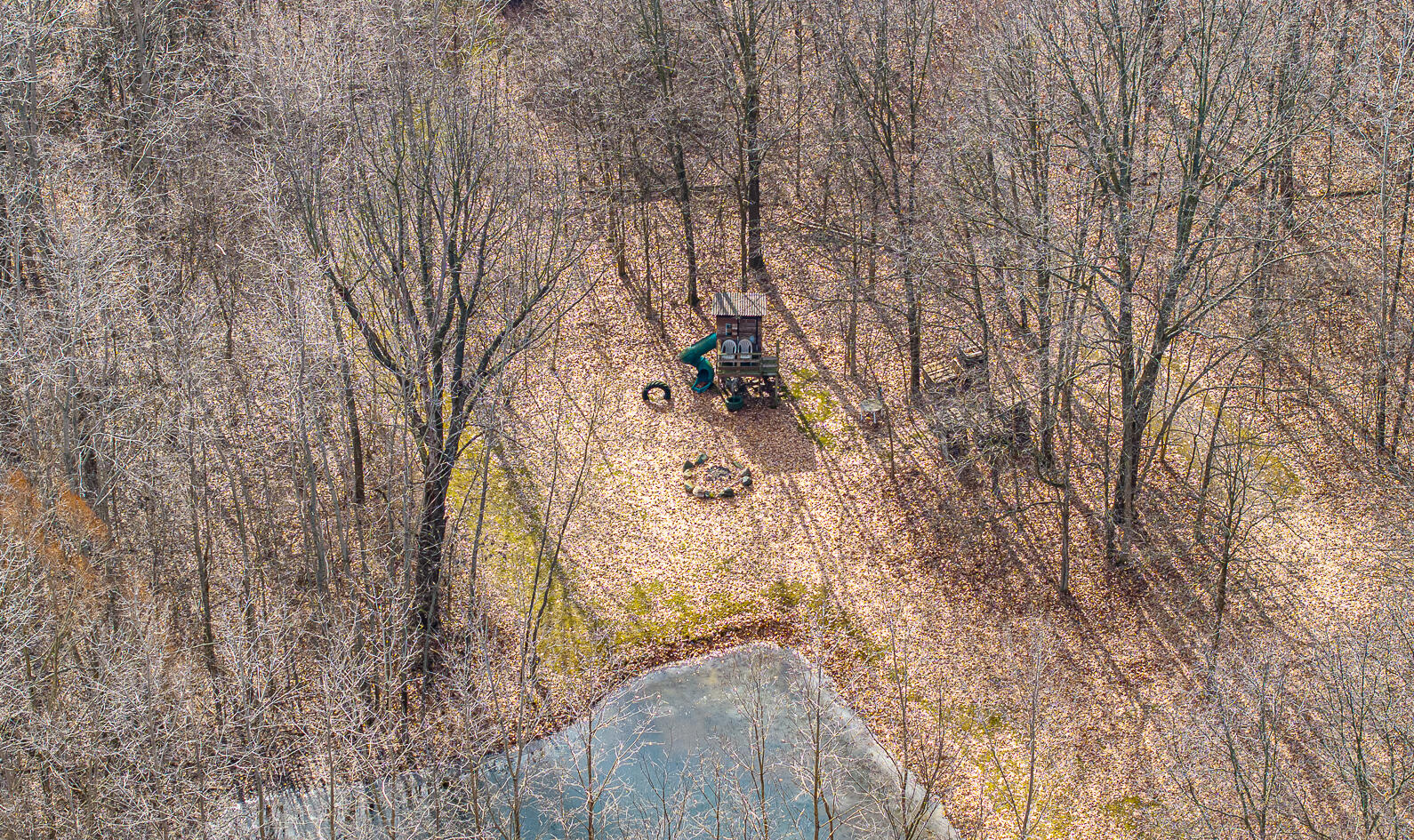 1529 Decamp Road Stockbridge, MI 49285 - Photo 53 of 56 1529 Decamp Rd Leslie MI 49251 (Aerial P