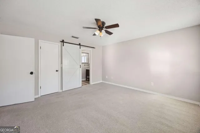 a view of an empty room