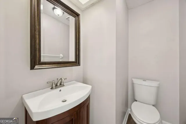 a view of a storage & utility room with toys