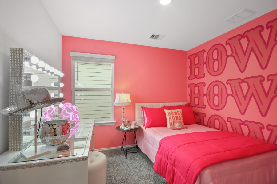 16903 Vinters Way Houston, TX 77090 - Photo 24 of 29 a bedroom with a bed and a window