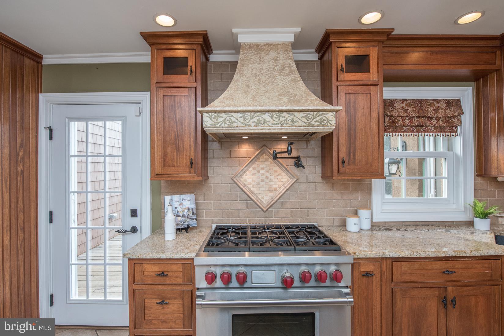 406 Homestead Road Wayne, PA 19087 - Photo 11 of 39 Wolf stove, pot filler and custom vent