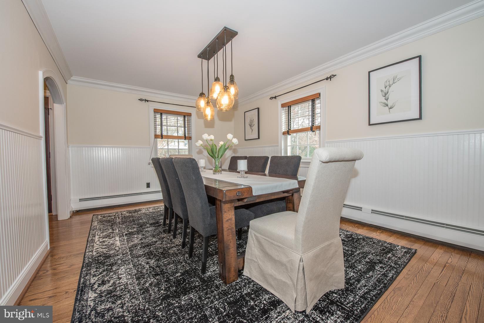 406 Homestead Road Wayne, PA 19087 - Photo 15 of 39 Spacious Dining Room with beadboard