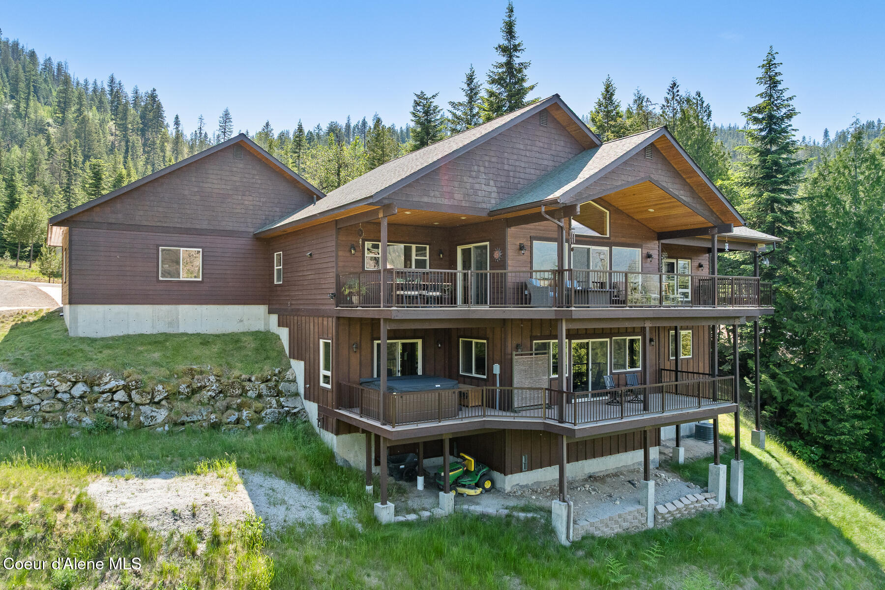 224 Buck Ridge Sagle, ID 83860 - Photo 62 of 85 Aerial_224BuckRidgeRd-4