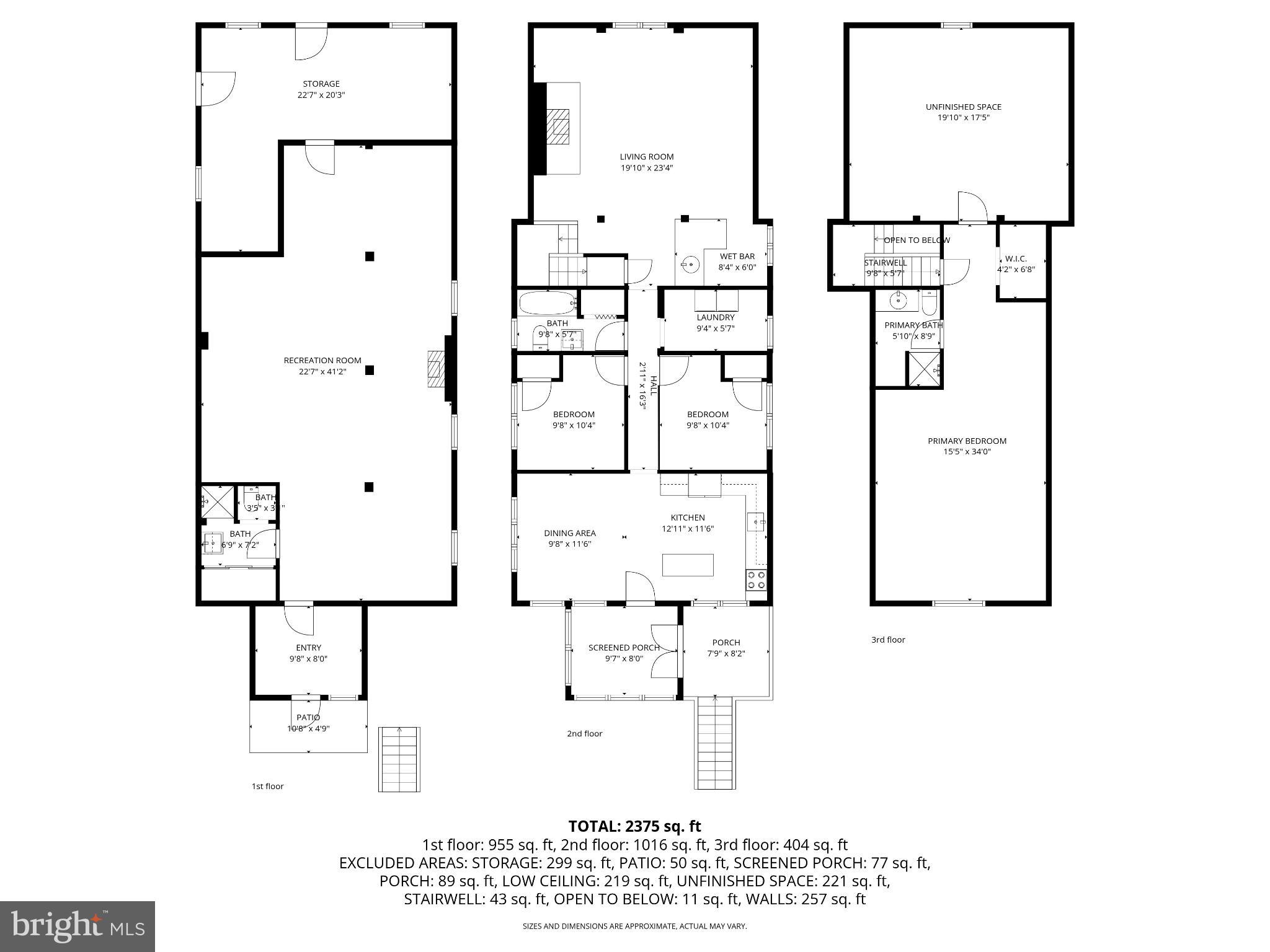 4 Townsend Avenue Bridgeton, NJ 08302 - Photo 38 of 38 Spacious multi-level home layout blueprint.
