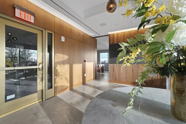 a view of a city with tall buildings