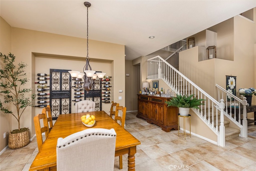 43922 Country Ridge Court Temecula, CA 92592 - Photo 15 of 61 Dining Area with Wine Wall