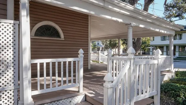 a view of outdoor space deck and patio