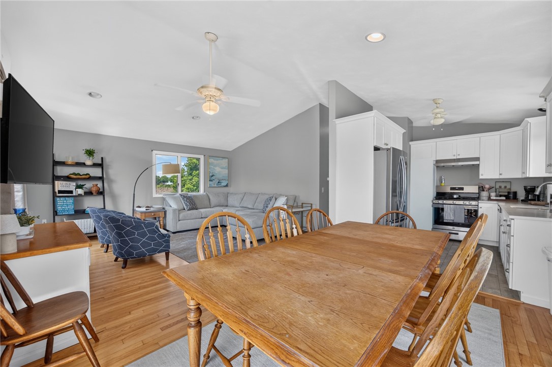 8 SW Road Narragansett, RI 02882 - Photo 7 of 42 Glass Sliders Directly Off the Dining/Kitchen Area for Outdoor Eating and Entertainment