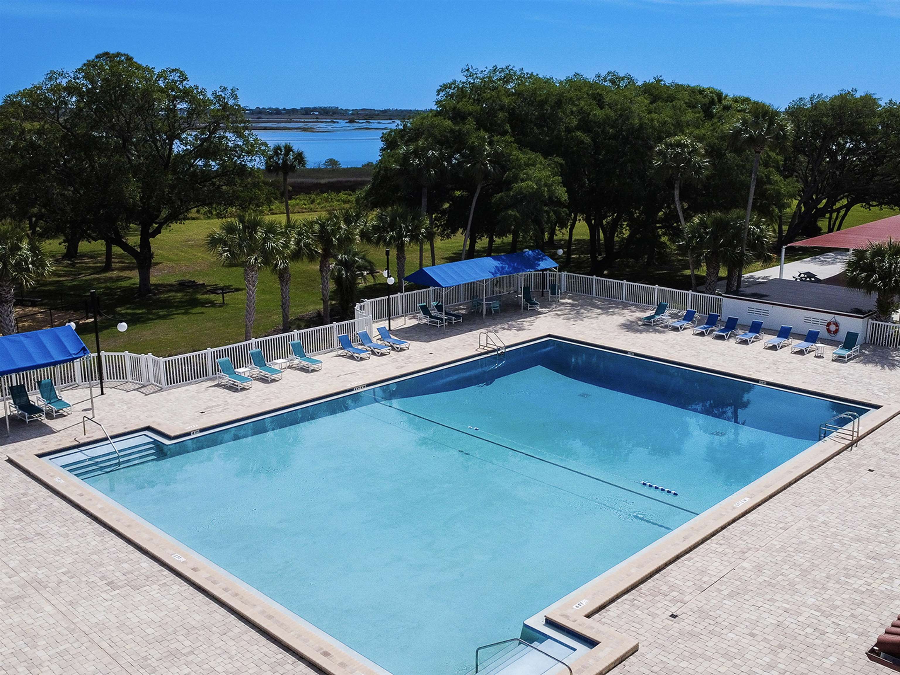 879 Palermo Road St. Augustine, FL 32086 - Photo 31 of 38 swimming pool view with a seating space
