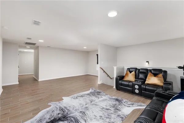 a room with furniture