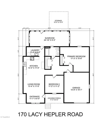 $145,000 | 170 Lacy Hepler Road, Thomasville, NC 27360