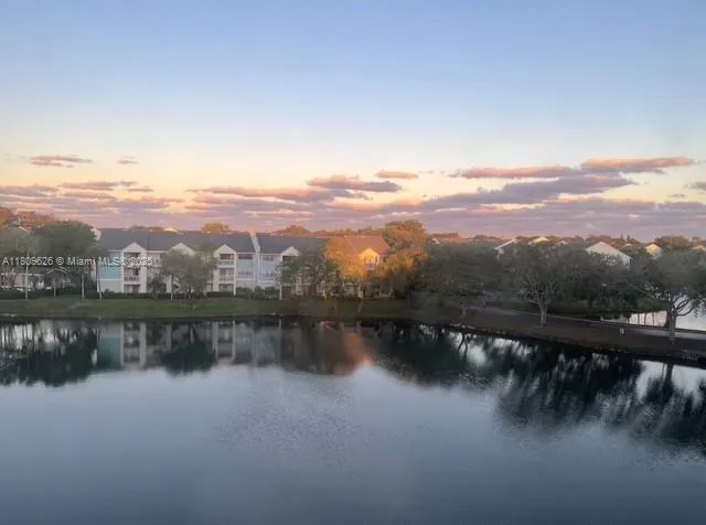 a view of lake and mountain