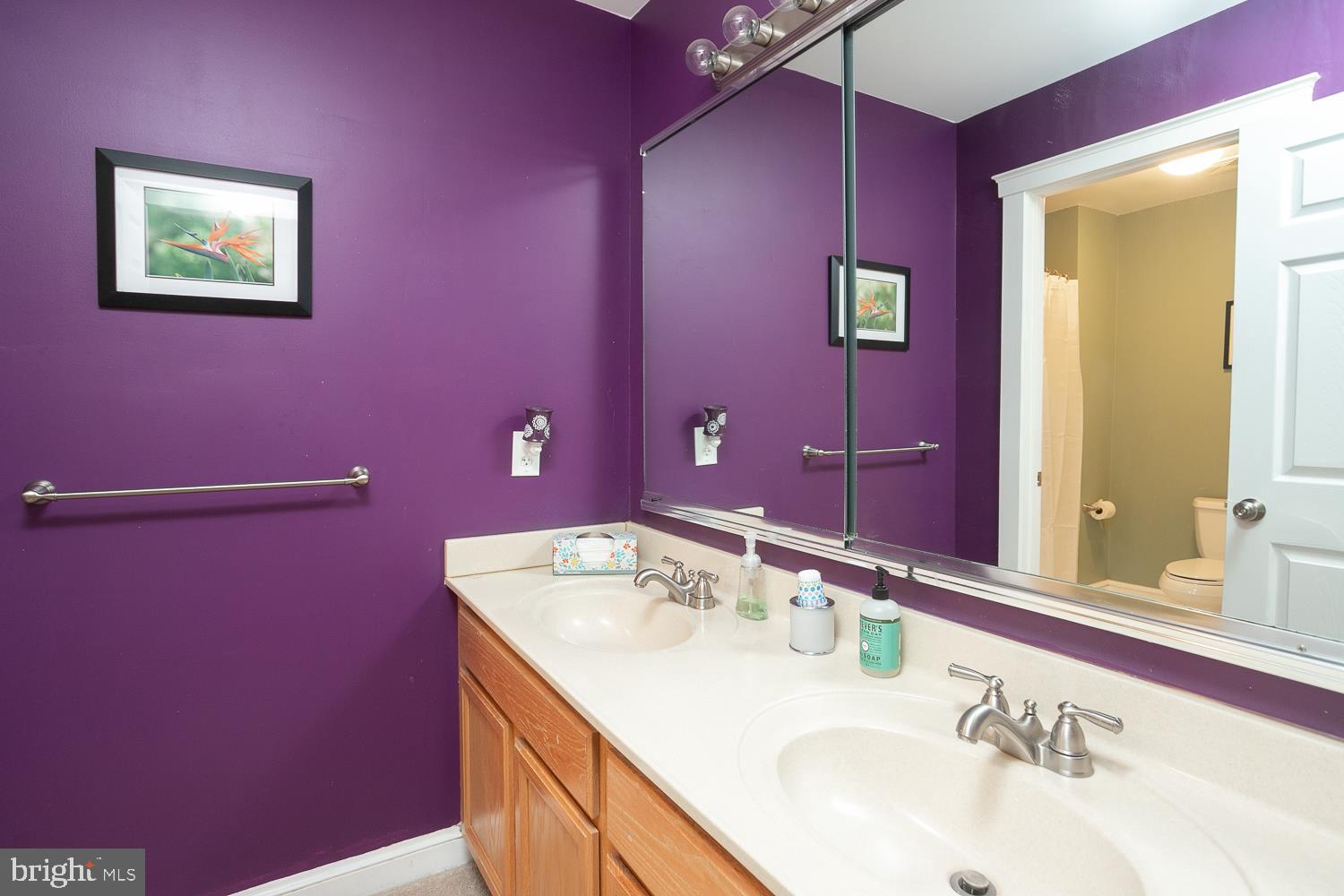 215 Yorkshire Terrace Wrightstown, NJ 08562 - Photo 29 of 43 a bathroom with a sink vanity and a mirror