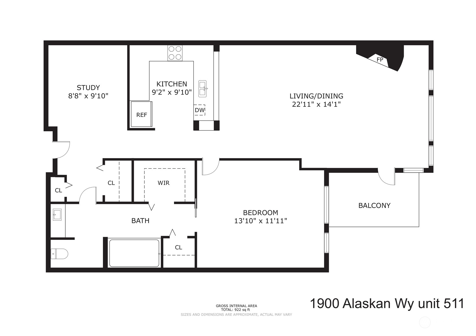 1900 Alaskan Way, Unit 511 Seattle, WA 98101 - Photo 37 of 37 Gallery Image 37