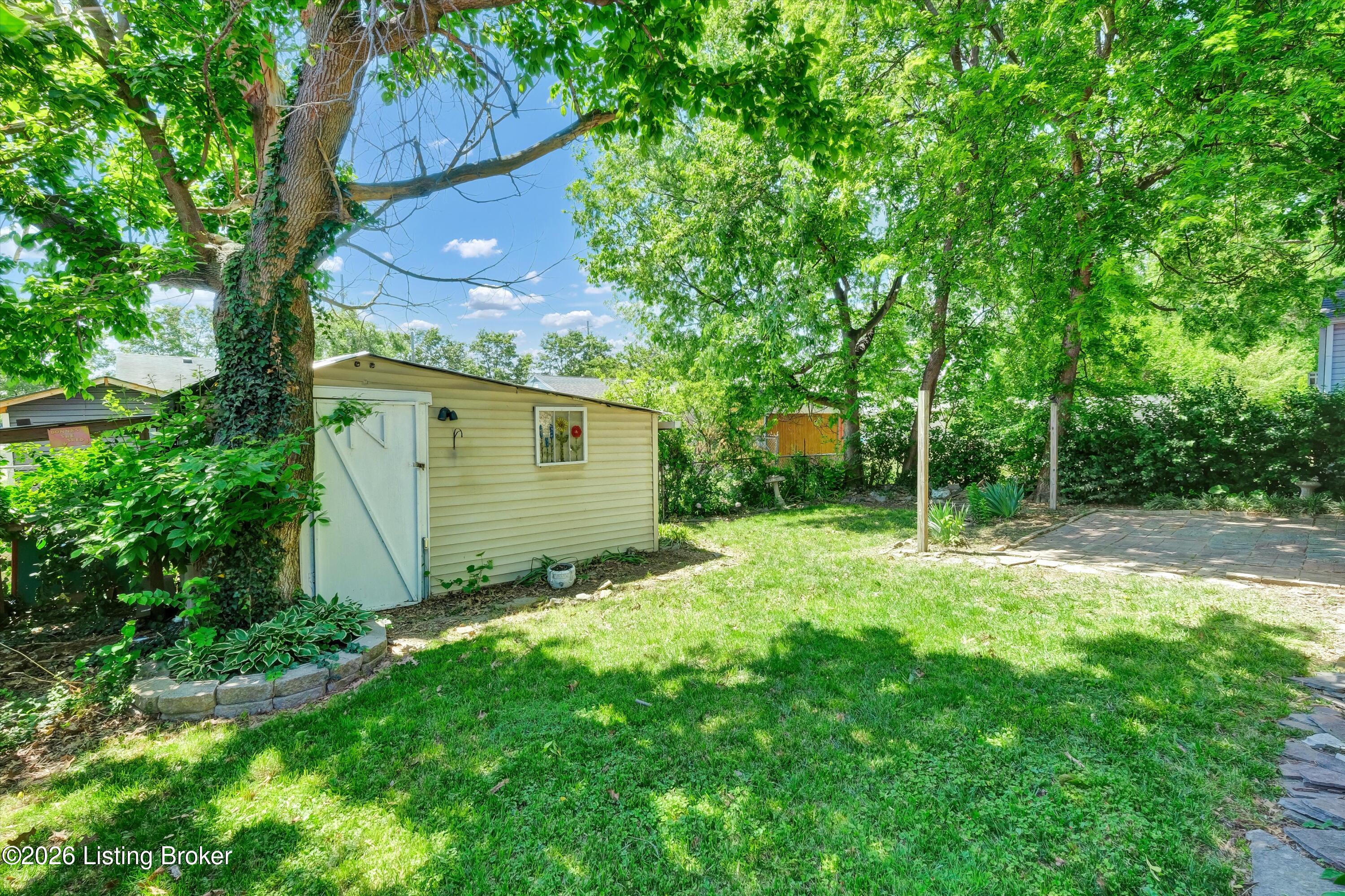 4814 Partridge Run Louisville, KY 40213 - Photo 33 of 37 Backyard to Shed