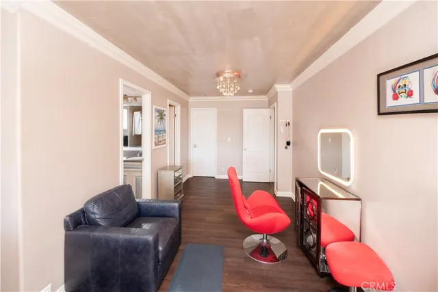 an entryway of a house and wooden floor