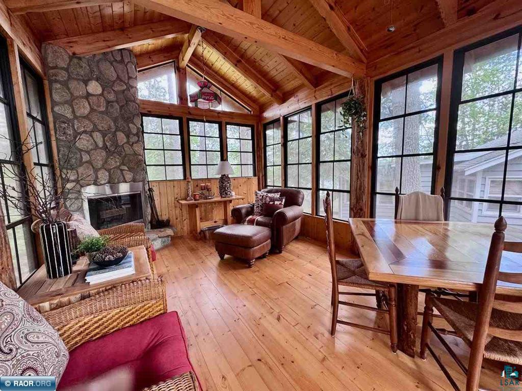 3069 Black Bay Road Cook, MN 55723 - Photo 24 of 49 Read by the Fireplace