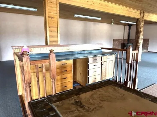 a view of a storage & utility room