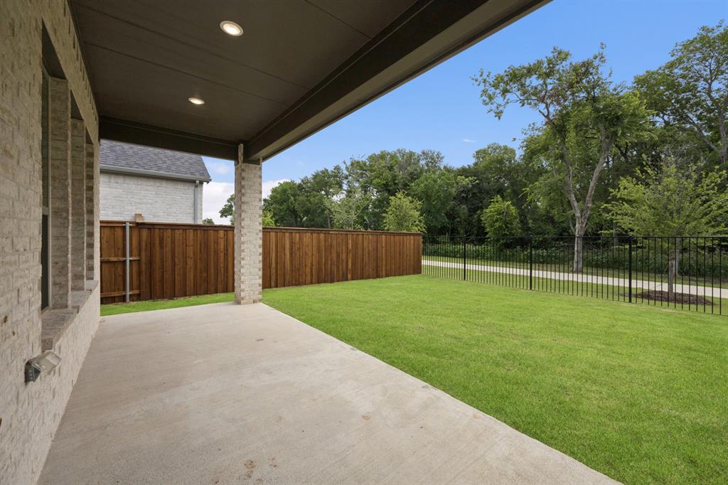 1904 Palmetto Road Celina, TX 75009 - Photo 32 of 33 Covered Patio in the Monet II home plan by Trophy Signature Homes – REPRESENTATIVE PHOTO