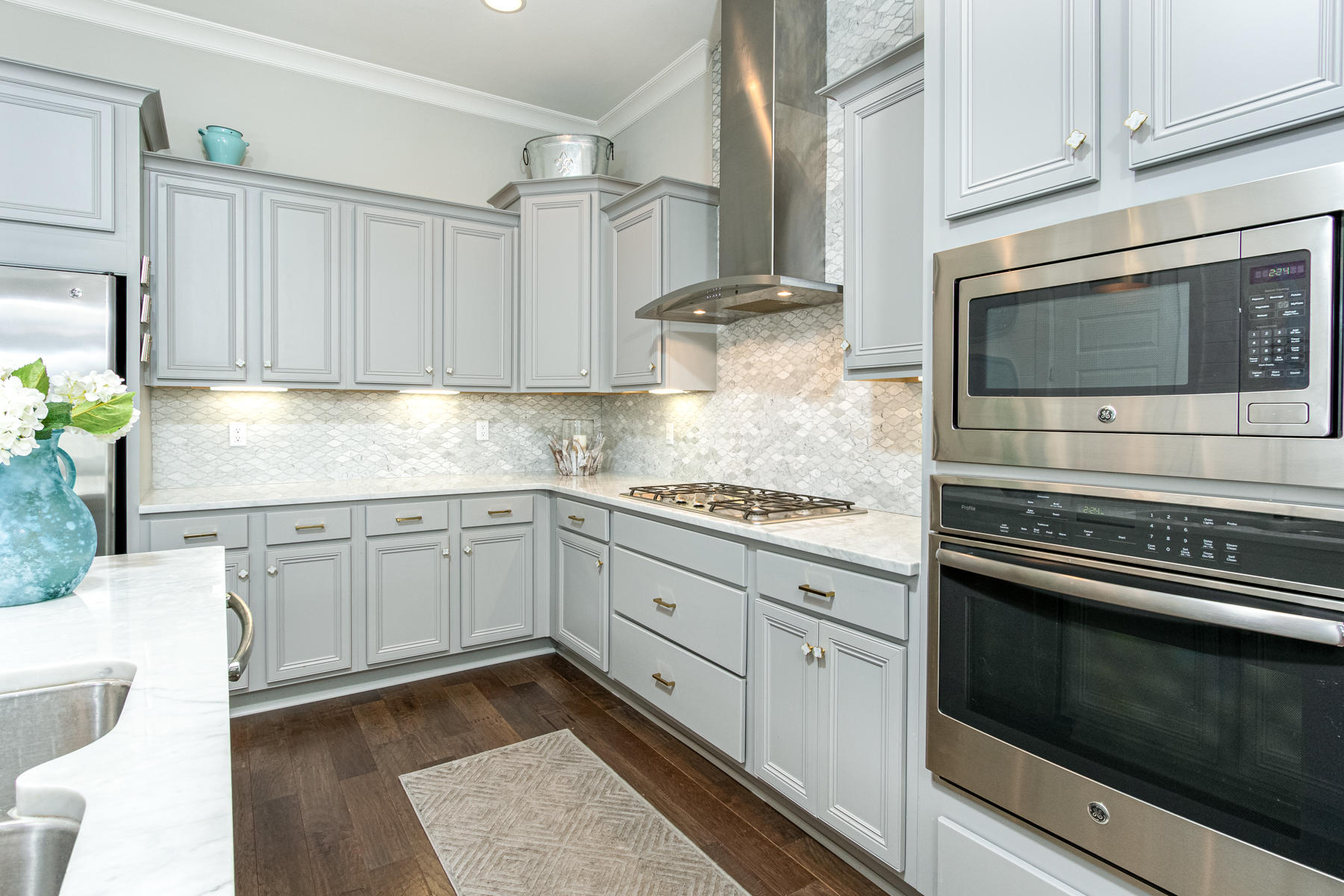 116 Gulfview Way Santa Rosa Beach, FL 32459 - Photo 12 of 57 a kitchen with granite countertop cabinets stainless steel appliances and a counter space