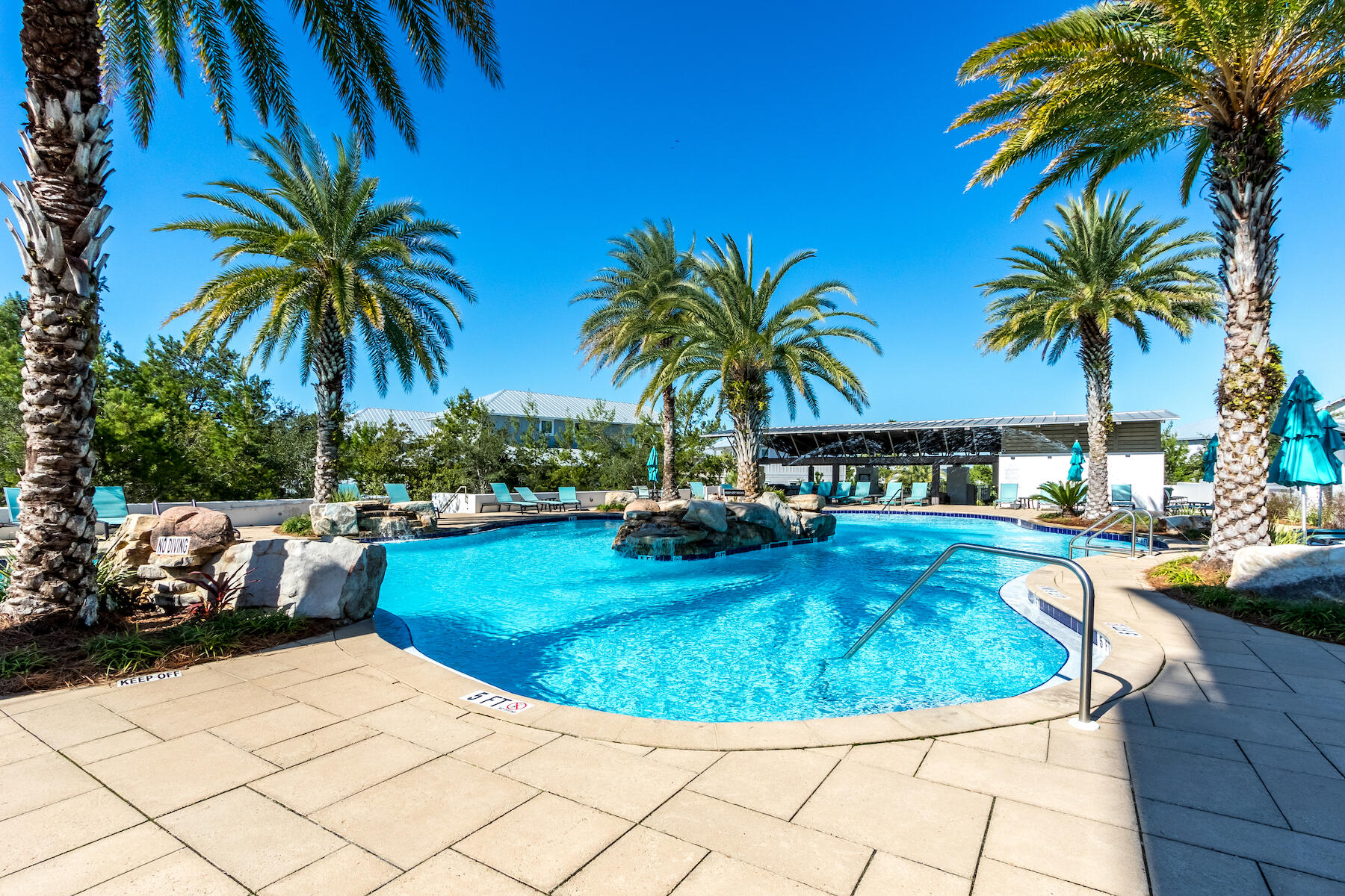 116 Gulfview Way Santa Rosa Beach, FL 32459 - Photo 51 of 57 a view of a swimming pool with a sitting space