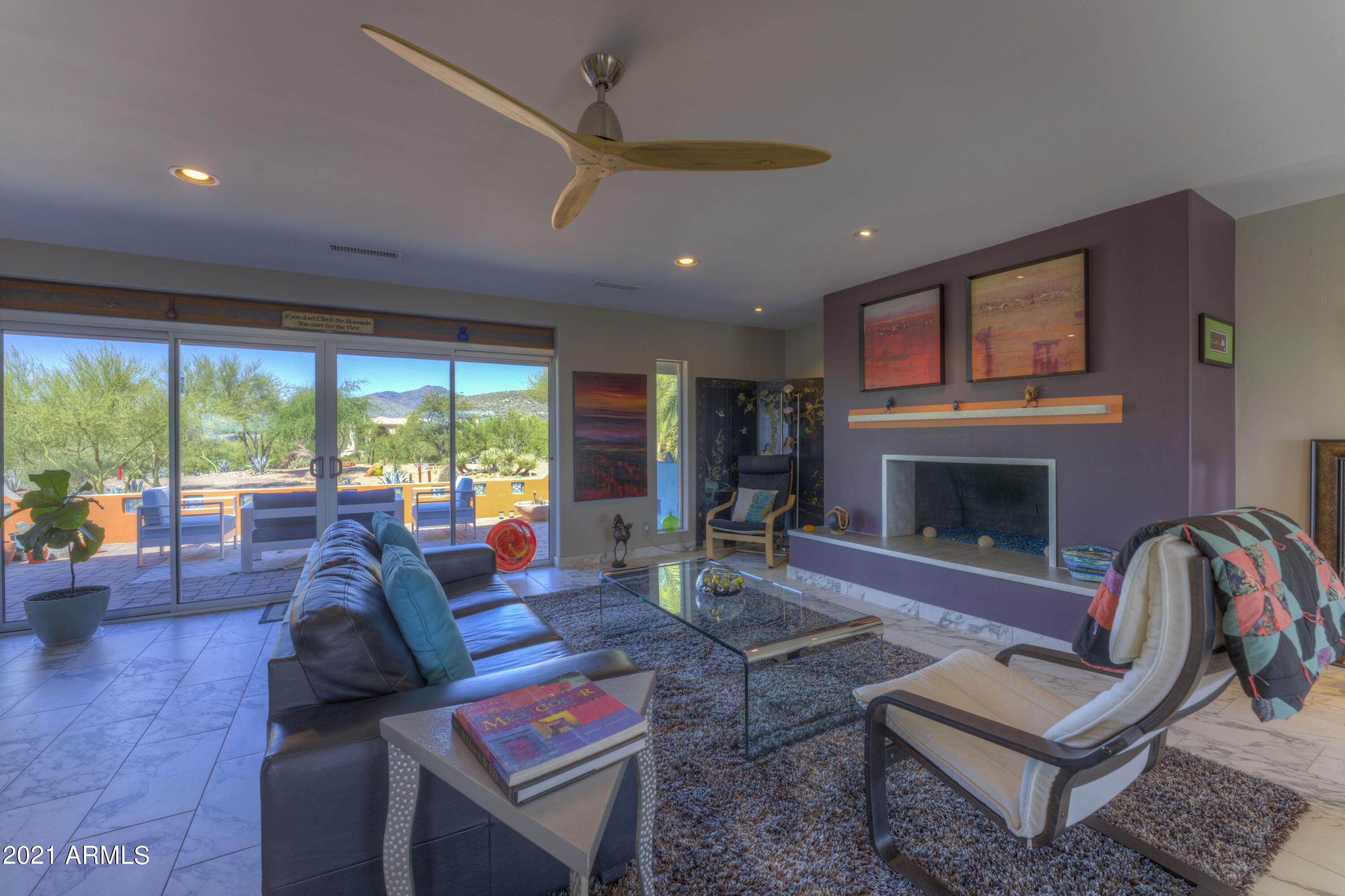 9535 Romping Road Carefree, AZ 85377 - Photo 16 of 61 Raised ceilings & can lights