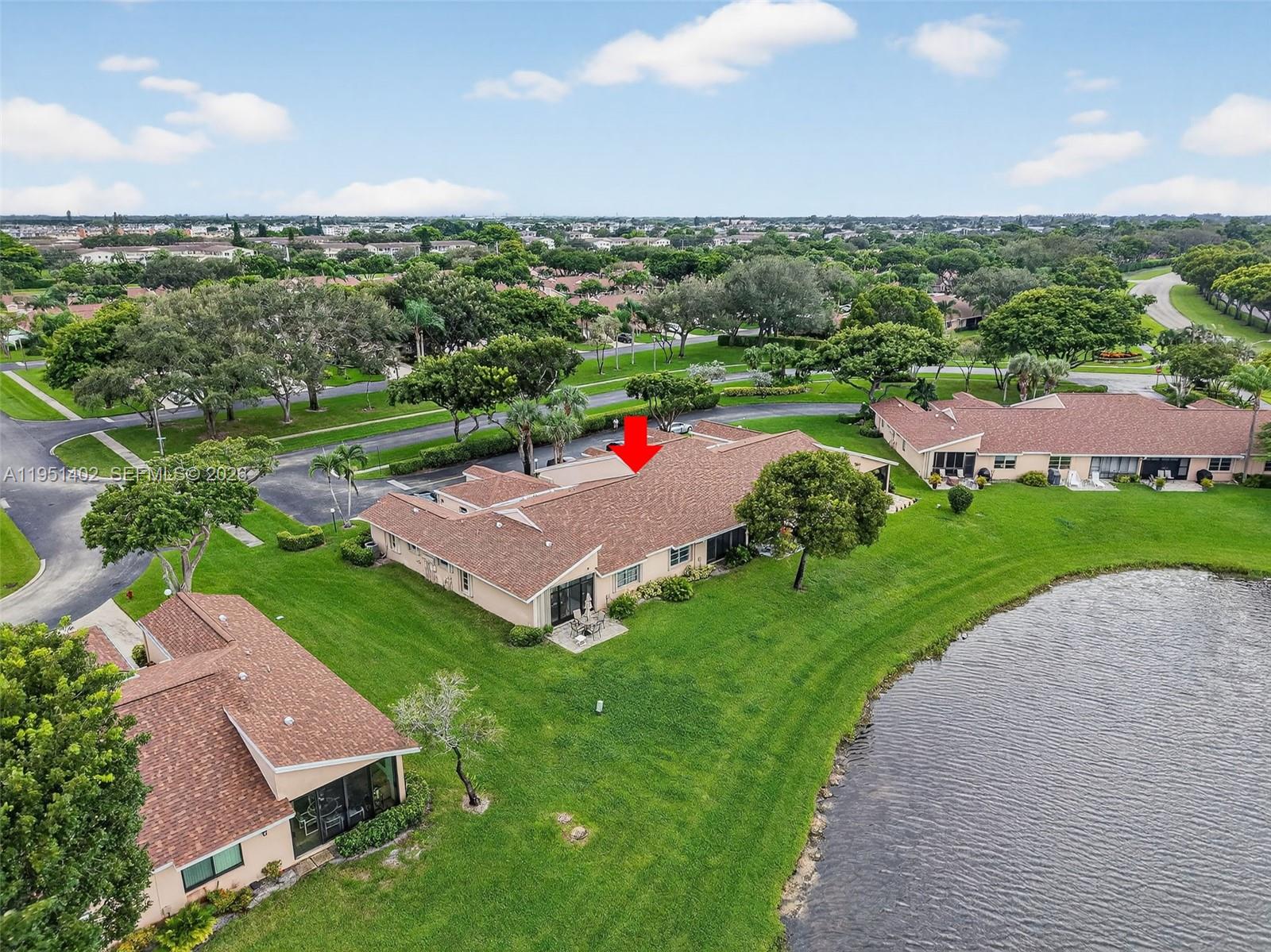 8127 Songbird Terrace Boca Raton, FL 33496 - Photo 39 of 65 an aerial view of a house with garden