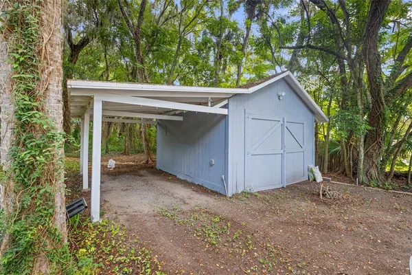 front view of a house with a tree