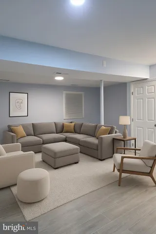 a view of an empty room