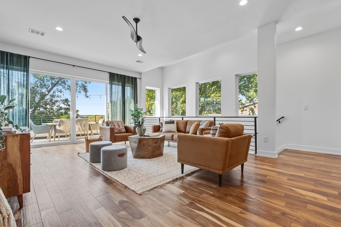 2712 Oak Springs Drive, Unit A Austin, TX 78702 - Photo 4 of 34 Captivating views and wonderful natural light are enjoyed throughout the home.