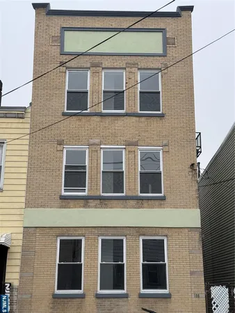 a front view of a building