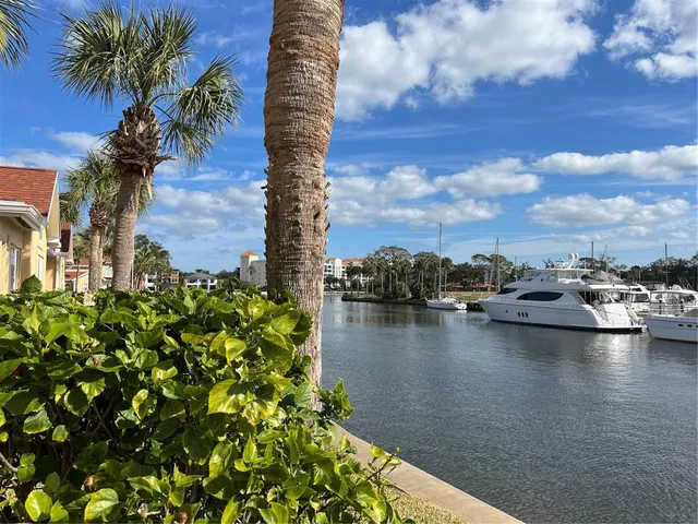 a view of a lake with outdoor space