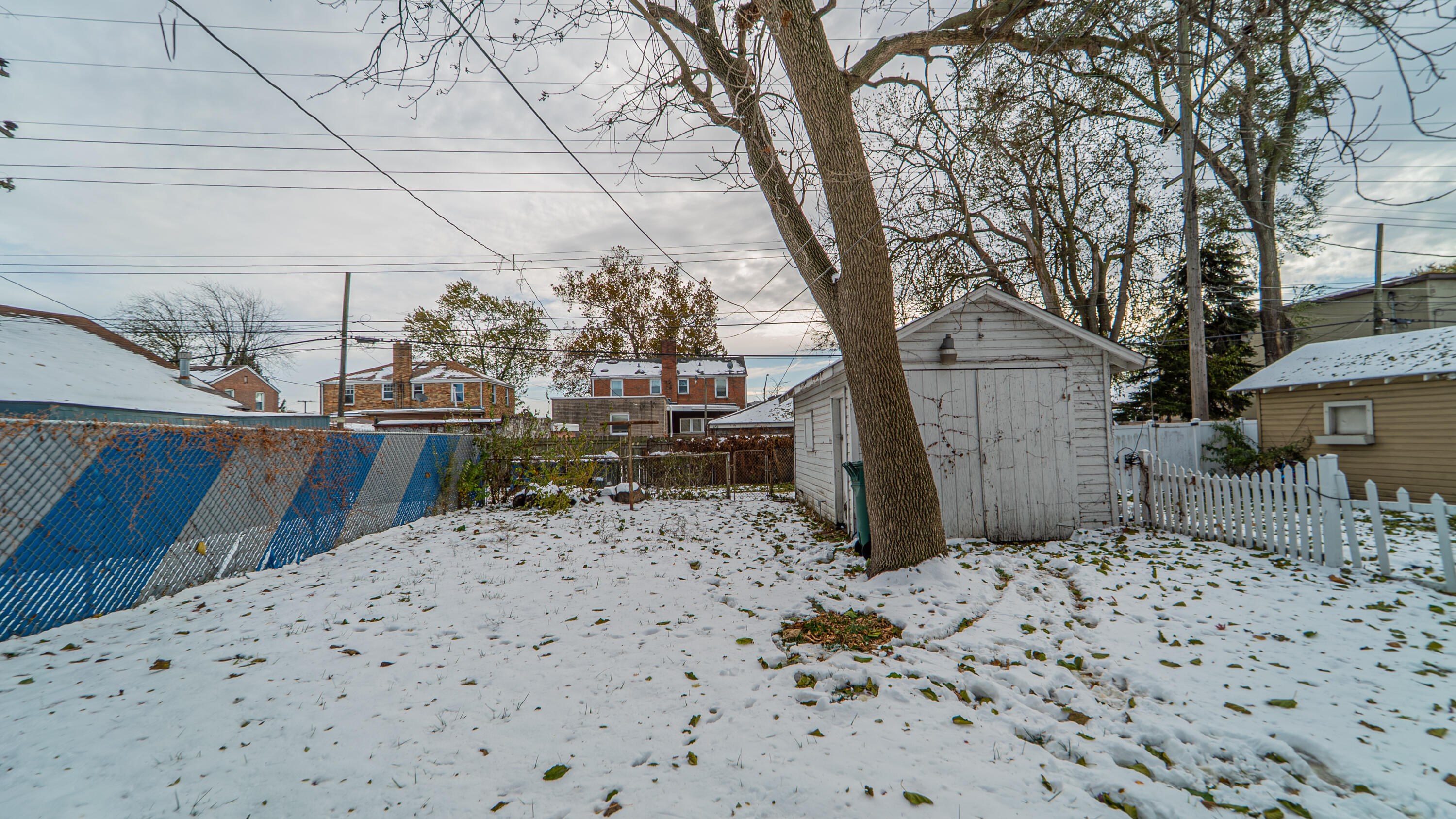 718 Cherry Street Hammond, IN 46324 - Photo 17 of 17 a view of a backyard of the house
