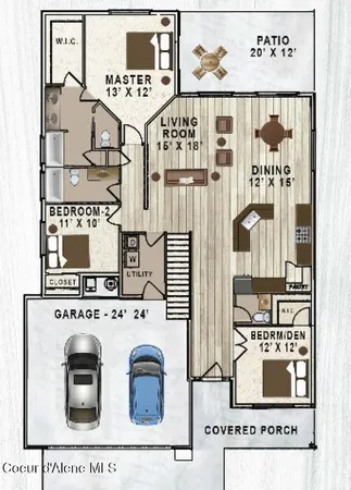 $539,900 | 2 East Valley Street South, Oldtown, ID 83822