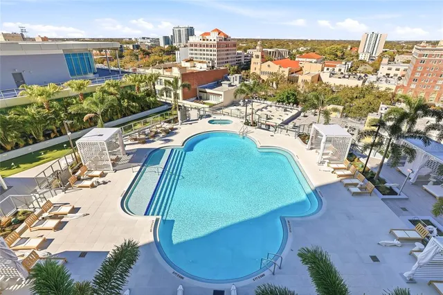 a workspace with furniture and wooden floor