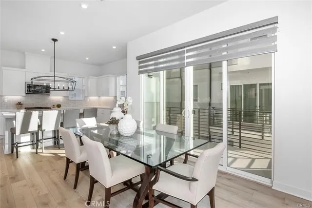 a kitchen with appliances cabinets and a counter top space