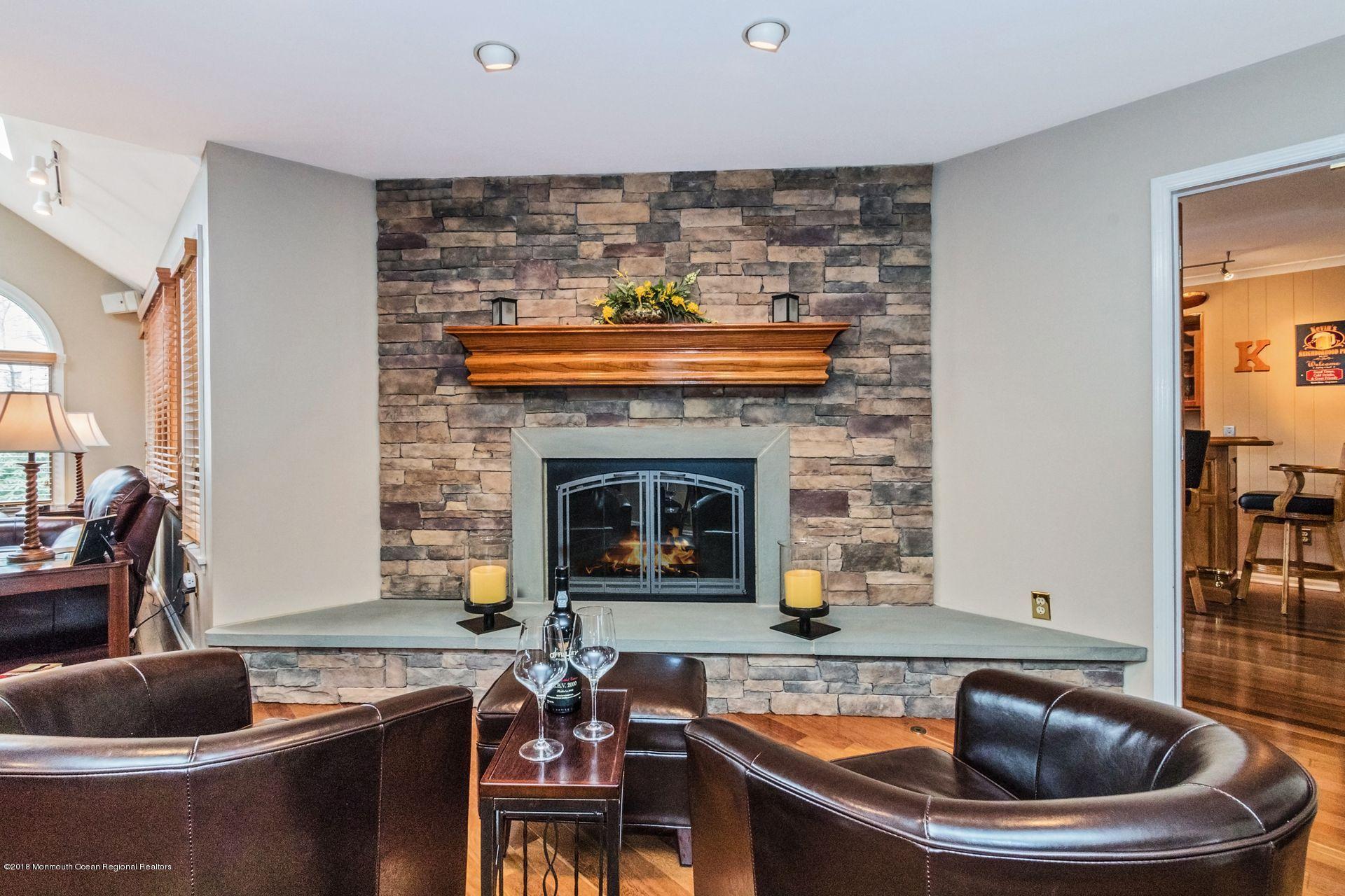 1 Howland Road Middletown, NJ 07748 - Photo 11 of 45 2nd fireplace with field stone surround!